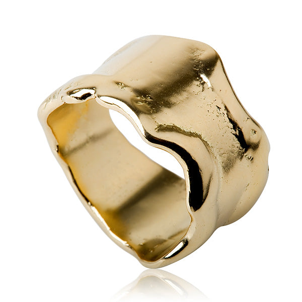 טבעת נישואין אדמה | זהב אדום 14 קרט