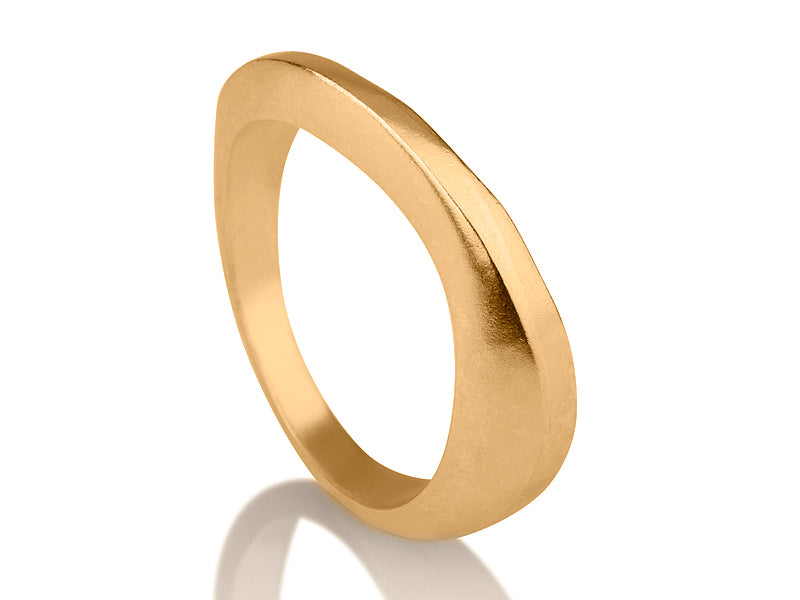 טבעת נישואין אינסוף | זהב אדום 