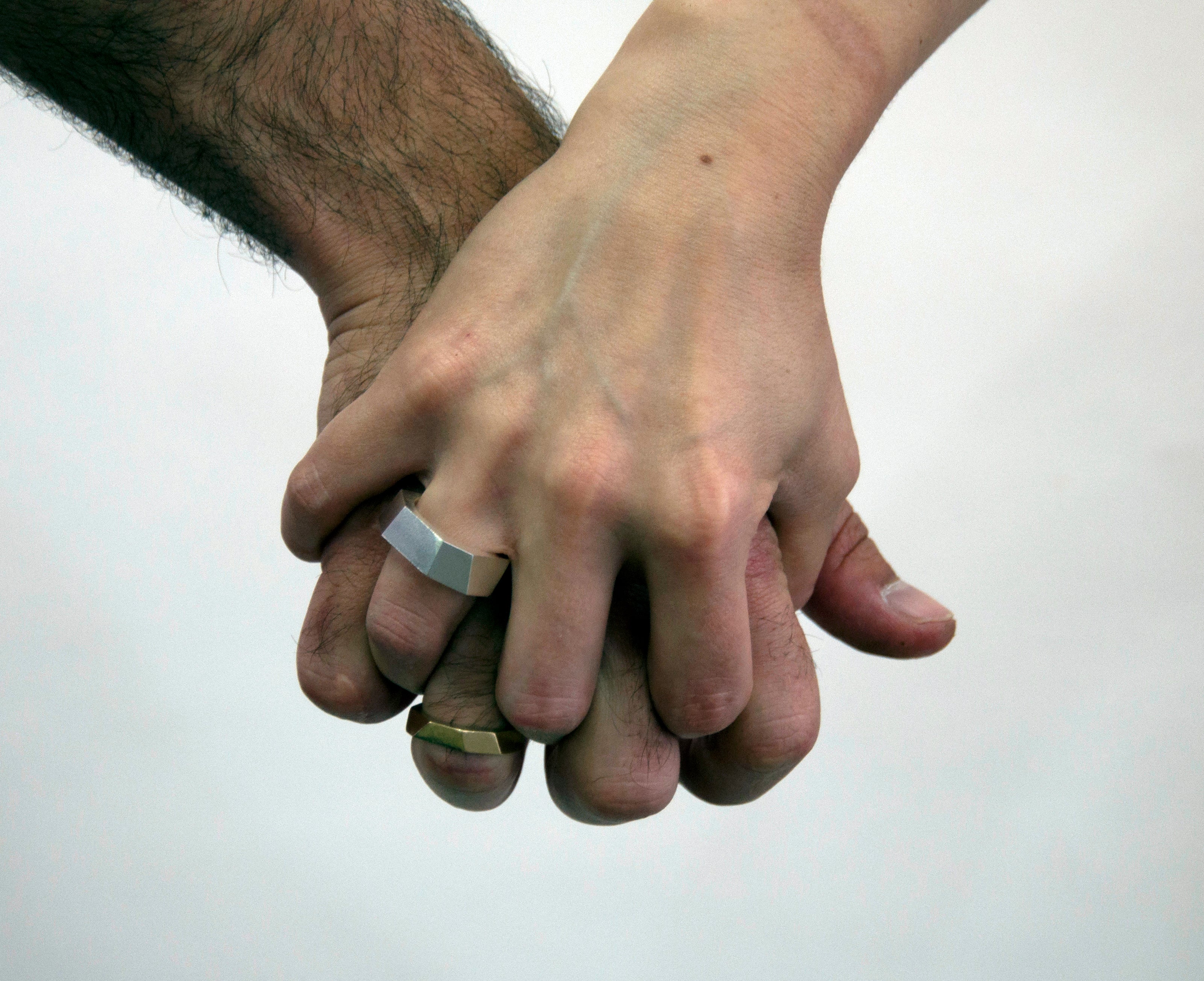 טבעת נישואין אום אישה | כסף 925 