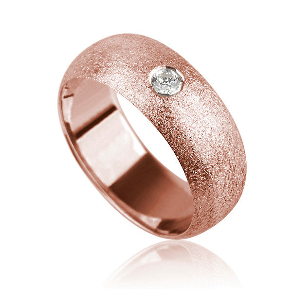 טבעת טל | זהב לבן משובצת יהלום