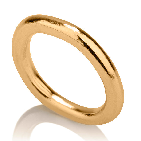 טבעת נישואין צ'אנקי | זהב צהוב 