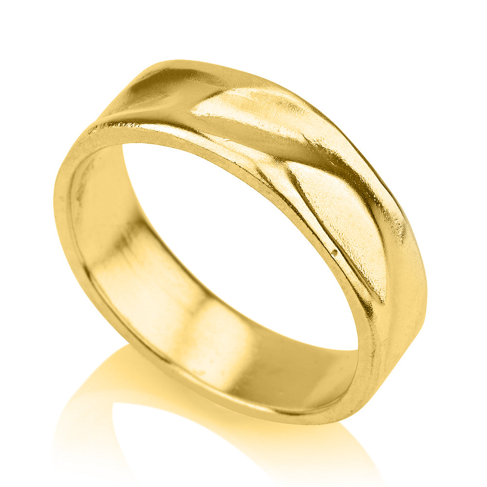 טבעת נישואין נעם | זהב אדום