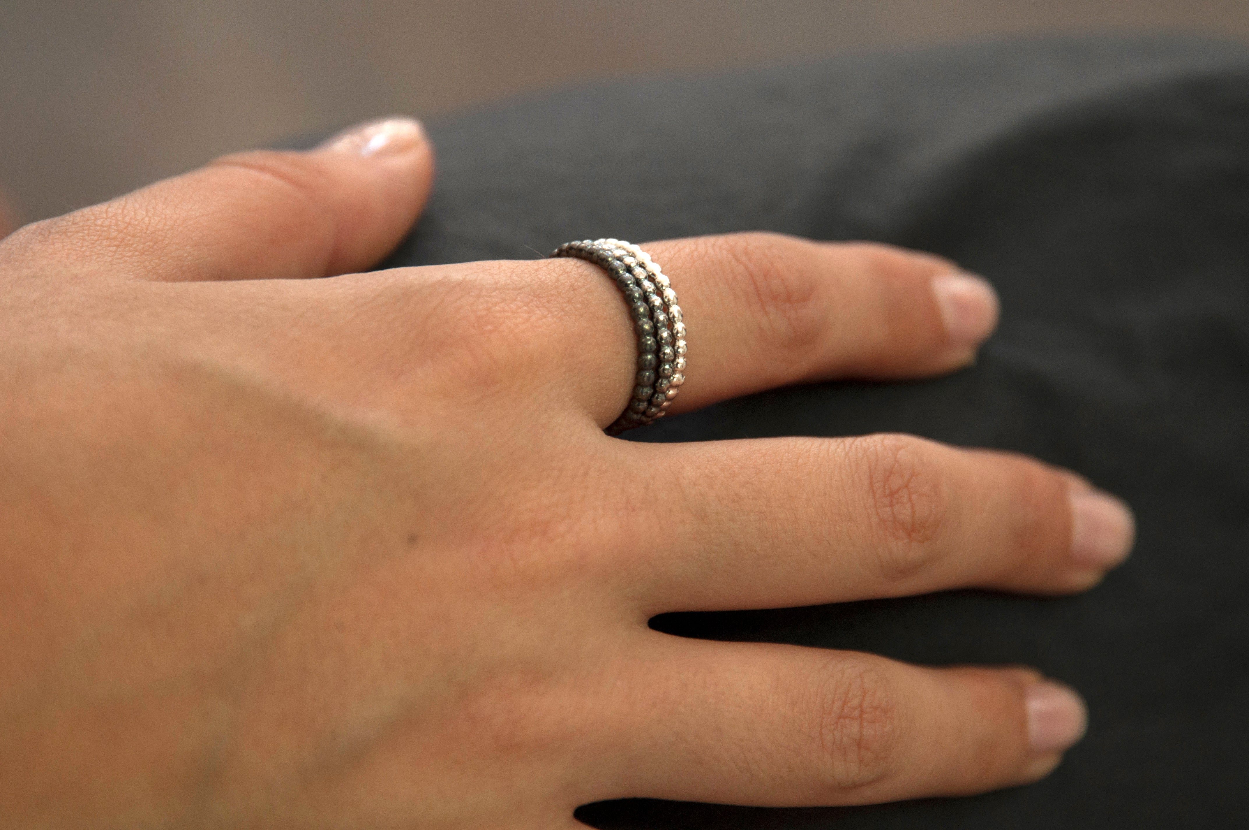 טבעת נישואין אבישג | כסף 925