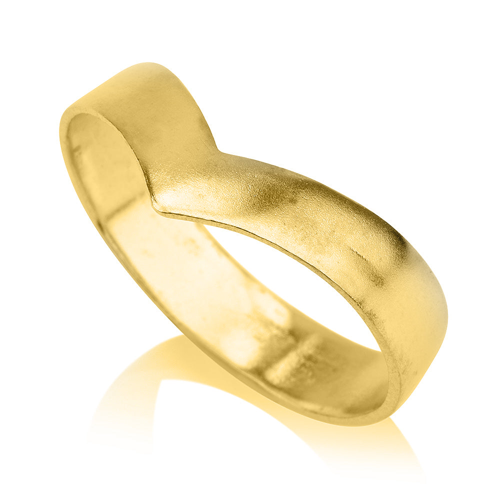 טבעת שחף | זהב צהוב