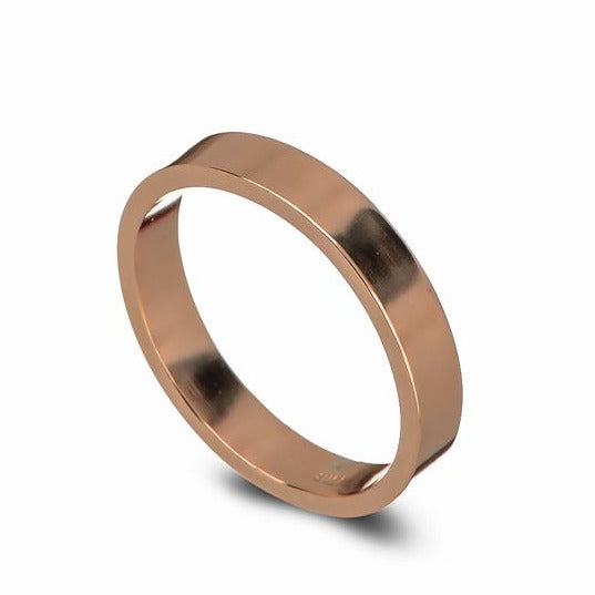 טבעת נישואין נדב קלאסית חלקה | זהב צהוב 14 קרט